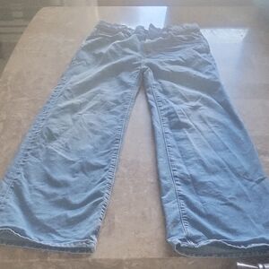 Light Blue Women’s Jeans - Casual Wide Leg